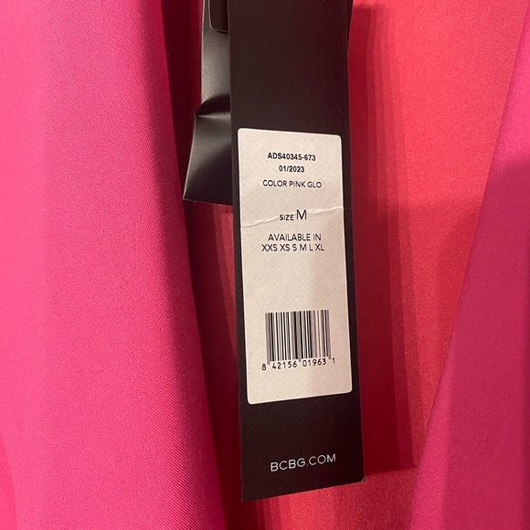 BCBG Maxazria pink trench coat - Picture 3 of 4